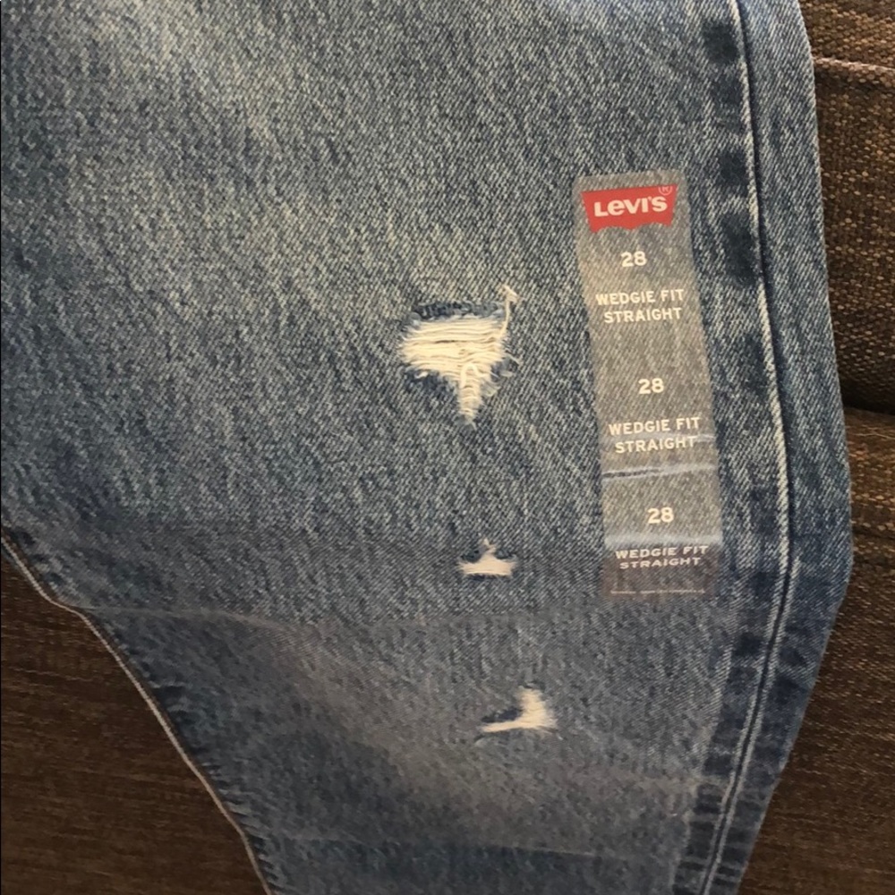 Levi’s Wedgie straight leg jean before dawn wash - Picture 7 of 7